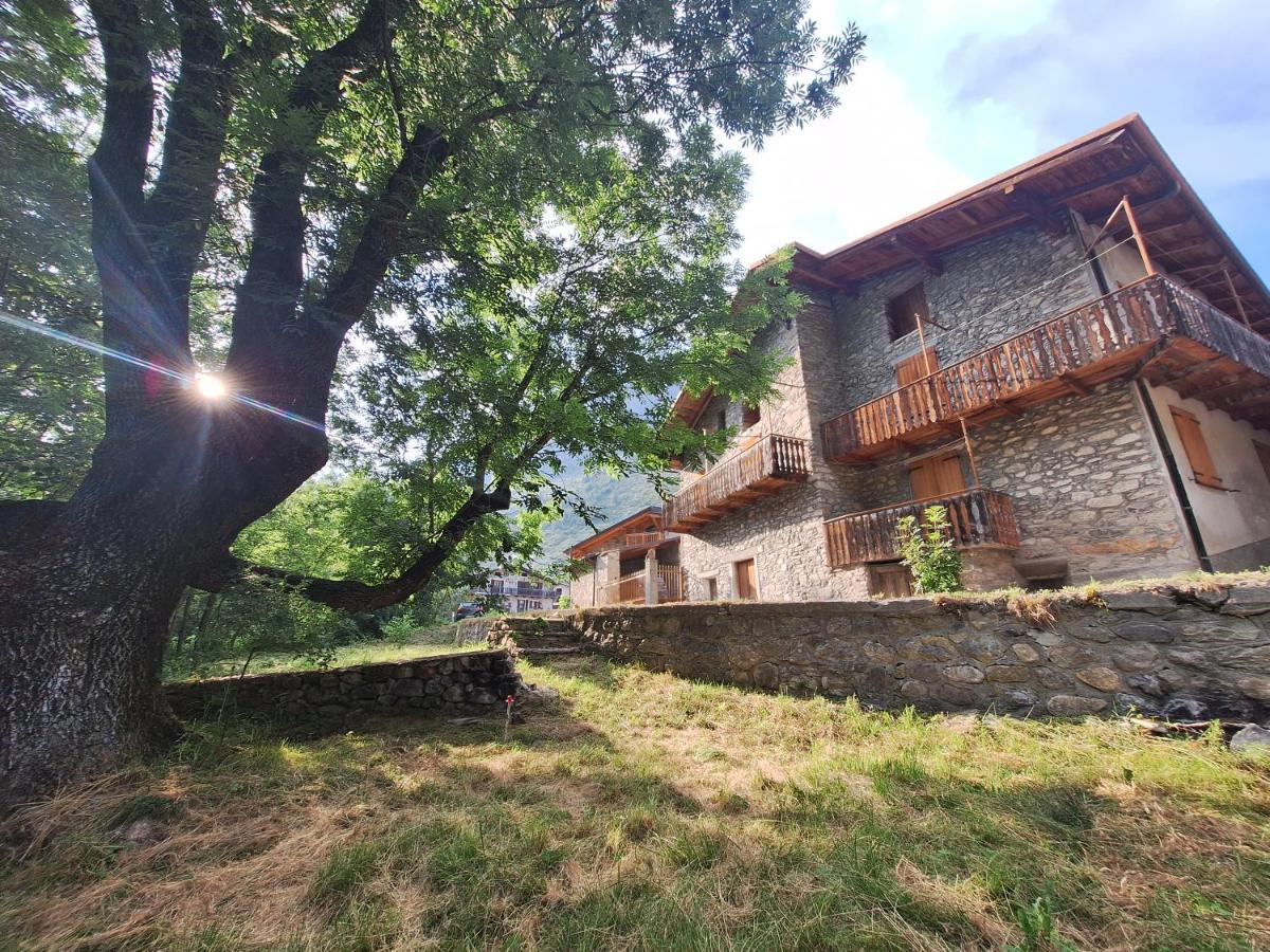 Ferienwohnung La Casa Del Gigante Frassino Acceglio Exterior foto